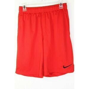 Nike Shorts Boys Teens Medium Red Dri-Fit Gym Athletic Waist 27"